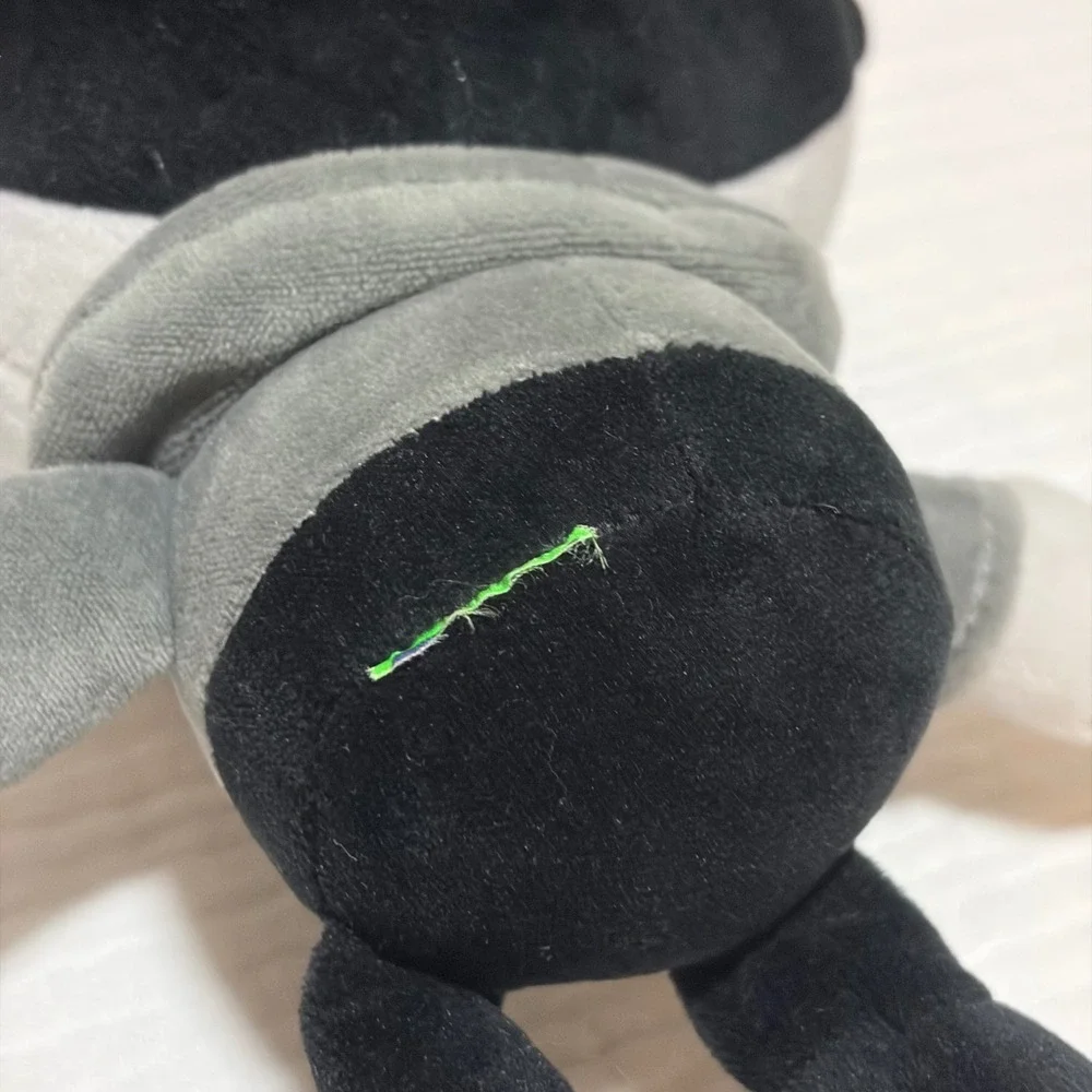 Limited Edition Creator Plush Toy Monochrome Character in Grey Hoodie 9 Inch